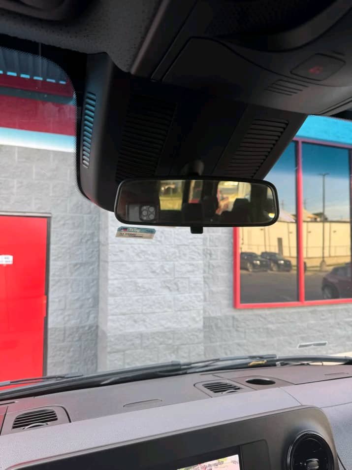 Sprinter 2500 rear reverse mirror detail