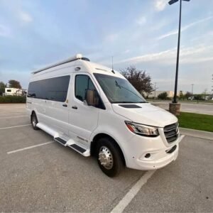 Luxury interior layout of the 2023 Sprinter 3500 Class B camper