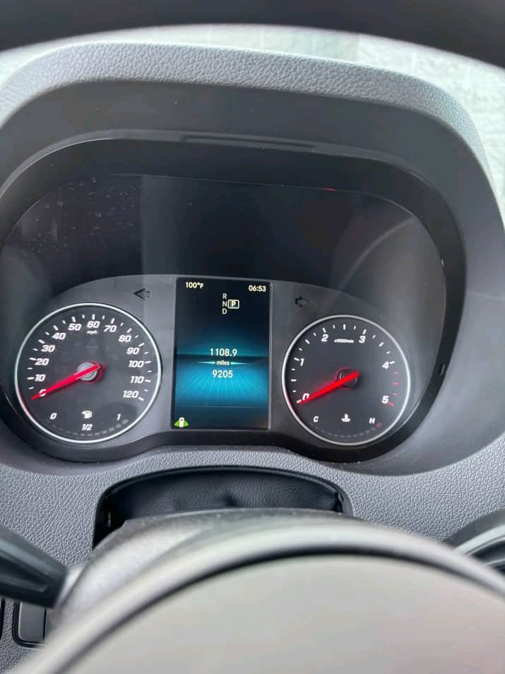 Sprinter 2500 digital vehicle logistics display