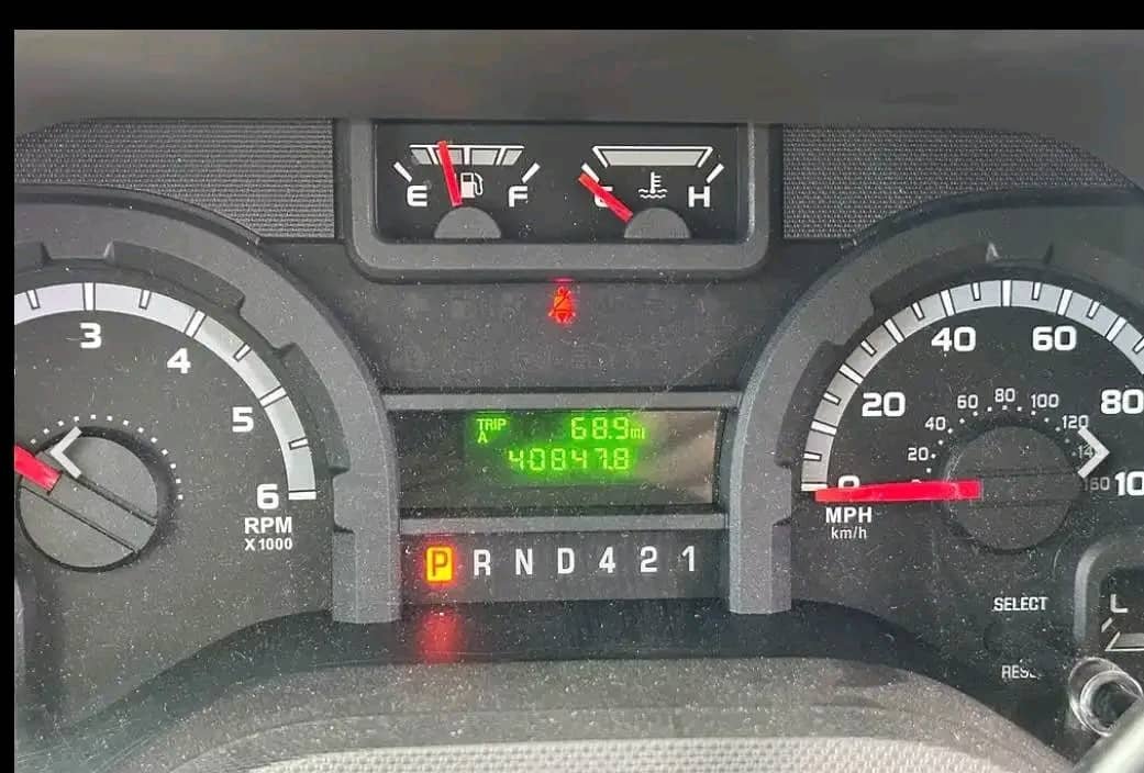 Dashboard layout of the 2022 Jayco Ford Coachmen Class C motorhome
