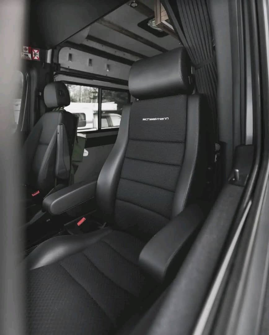 Driver cabin front view of 2020 Mercedes Sprinter Rossmönster