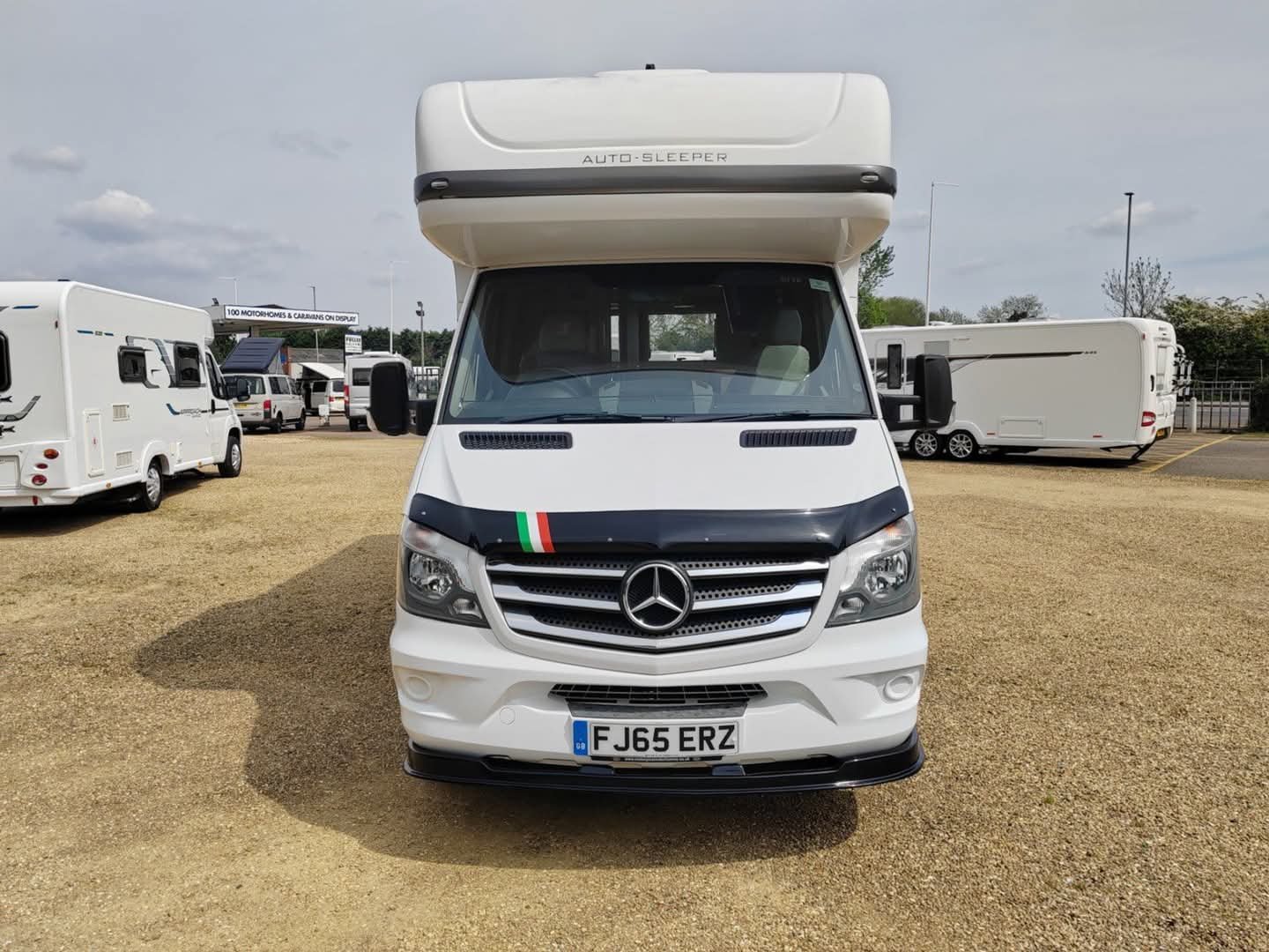 Front view of the 2025 Unity 24TB motorhome