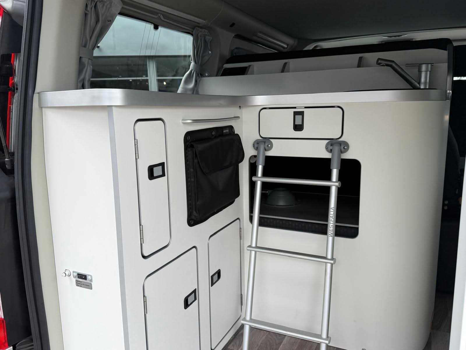 Kitchen compartment inside the 2025 Next-Gen Nugget Pop-Top Campervan