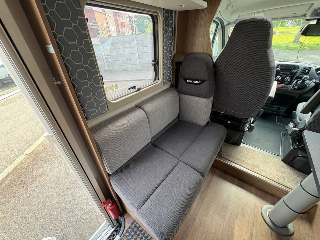 Main lounge parlour area in 2019 Swift Escape 674
