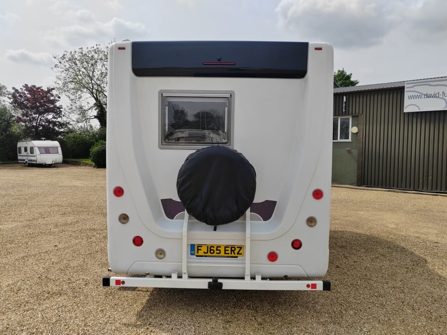Rear exterior of 2025 Unity 24TB motorhome