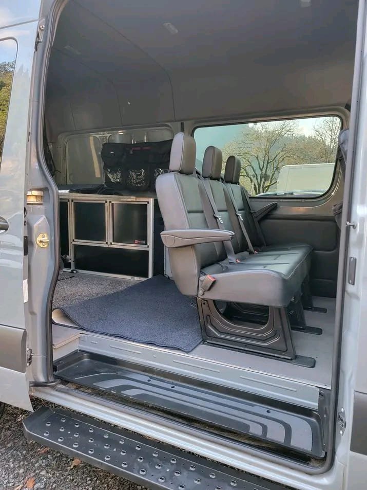 Side wall interior view of Mercedes-Benz Sprinter 4x4