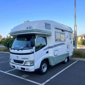 ZIL 520 motorhome parked in standard car parking space