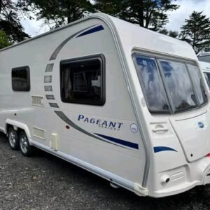 AL-KO stabiliser anti-sway hitch on 2009 Bailey Pageant Limousin caravan touring caravan 4 berth