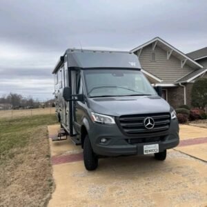 Exterior front view of 2025 winnebago ekko Winnebago EKKO 23B AWD overland motorhome
