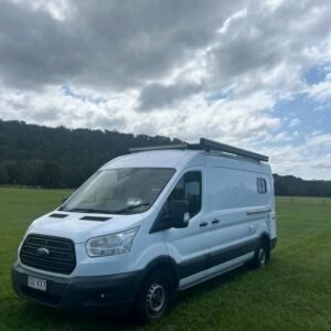 Exterior view of ford transit campervan conversion​