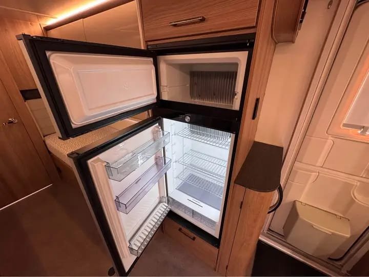 Bailey Alicanto Grande Estoril large fridge freezer open