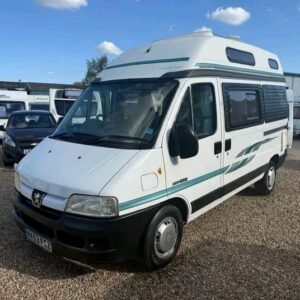 Front left angled view of 2003 Peugeot Boxer Auto-Sleeper Symbol