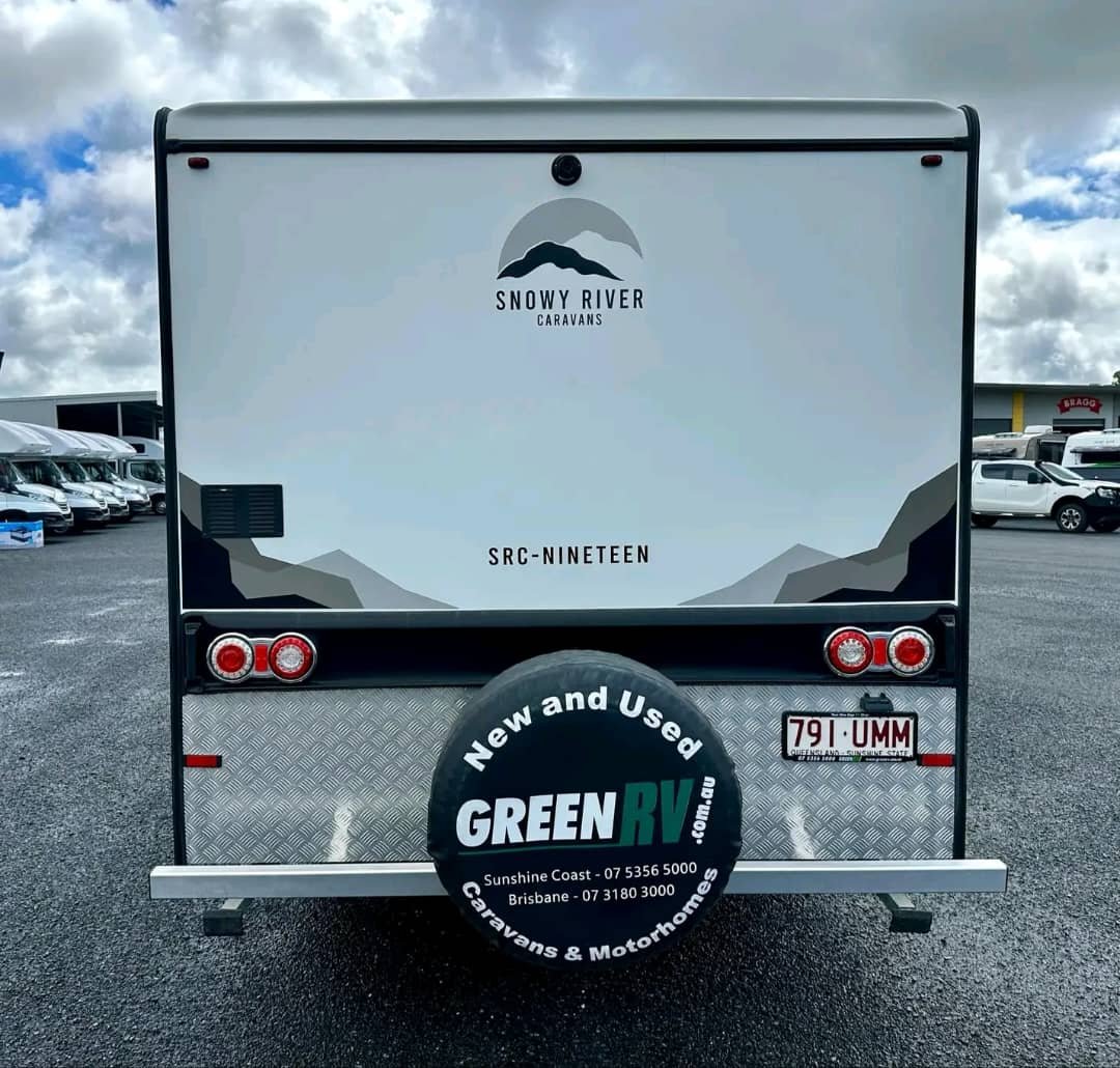 Rear view of Snowy River SRC-19 with reverse camera