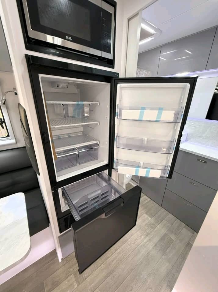 Thetford 175L compressor fridge freezer in Stallion Colt