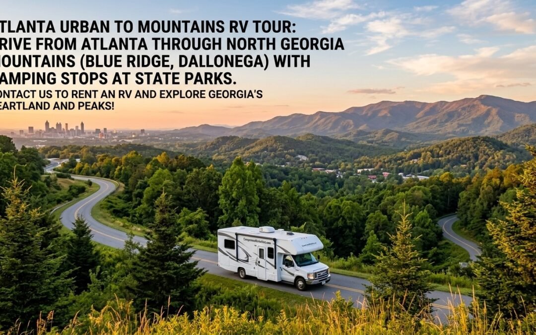 Amazing Small RVs for an Atlanta to Blue Ridge and Dahlonega Mountain RV Tour