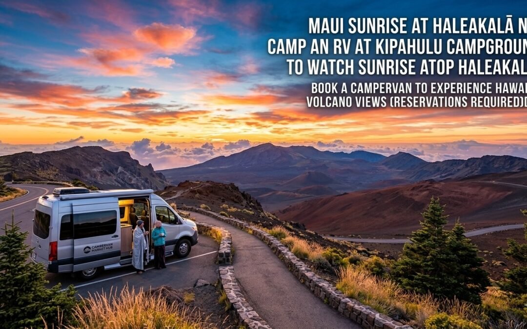 Excellent Maui Sunrise at Haleakalā National Park: Camp Near Kipahulu and Watch the Volcano Views