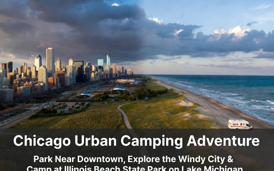 Comfortabl Chicago Urban Camping: Park Near Chicago and Explore Downtown Before Camping at Illinois Beach SP on Lake Michigan