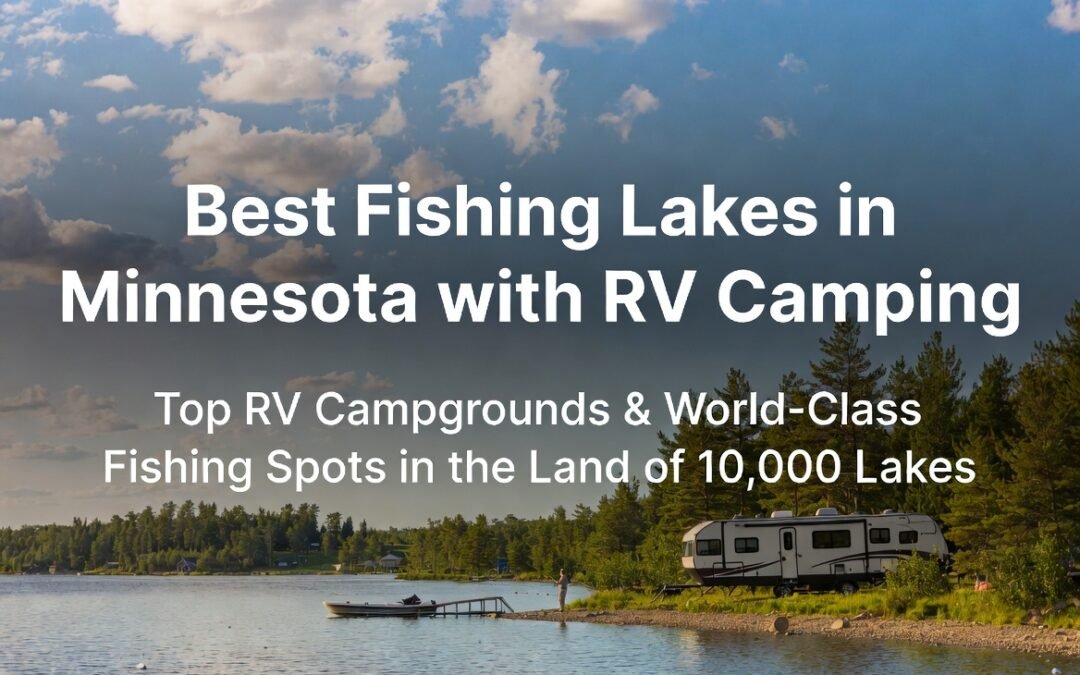 Best Fishing Lakes in Minnesota with RV Camping keystone travel trailers for sale