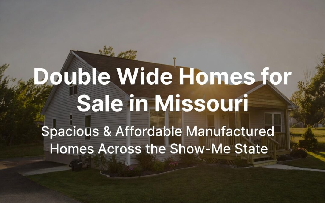 Double Wide Homes for Sale in Missouri