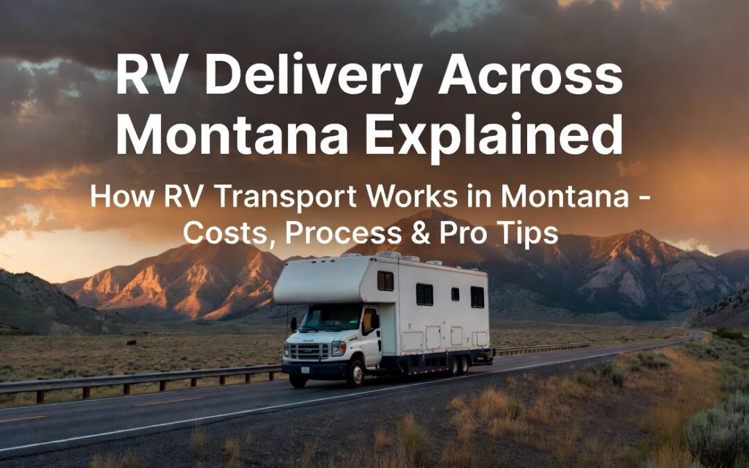 RV delivery across Montana explained – costs, process, timelines and transport tips
